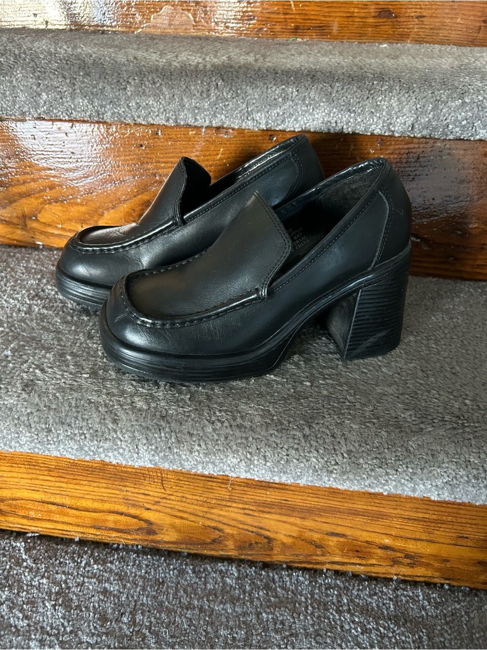 Vtg 90's Y2K Steve Madden Chunky Platform Oxford Heels